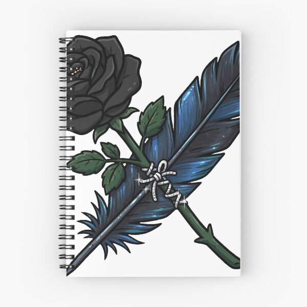 Item preview, Rose and Raven Cross designed and sold by IllumeInk.