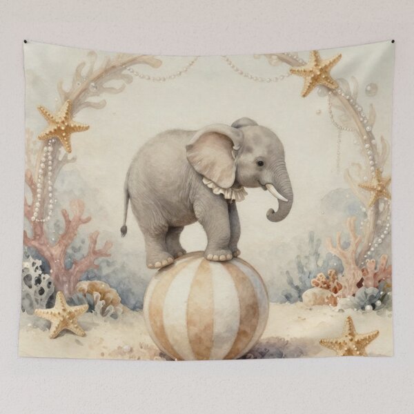 Item preview, Dreamlike Elephant Circus designed and sold by AkaJune.