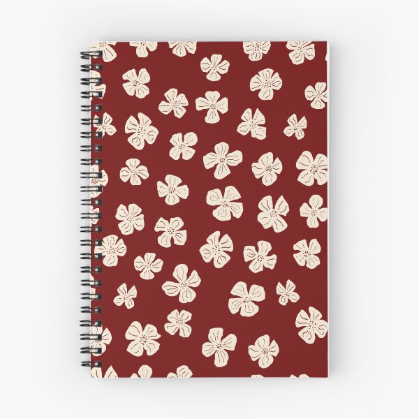 Item preview, Red Cottage Core Wildflower Floral Pattern designed and sold by hayleyhackler.