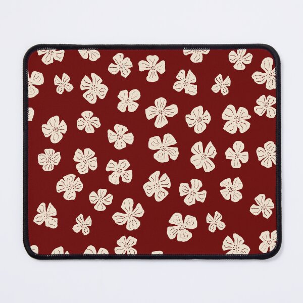 Item preview, Red Cottage Core Wildflower Floral Pattern designed and sold by hayleyhackler.