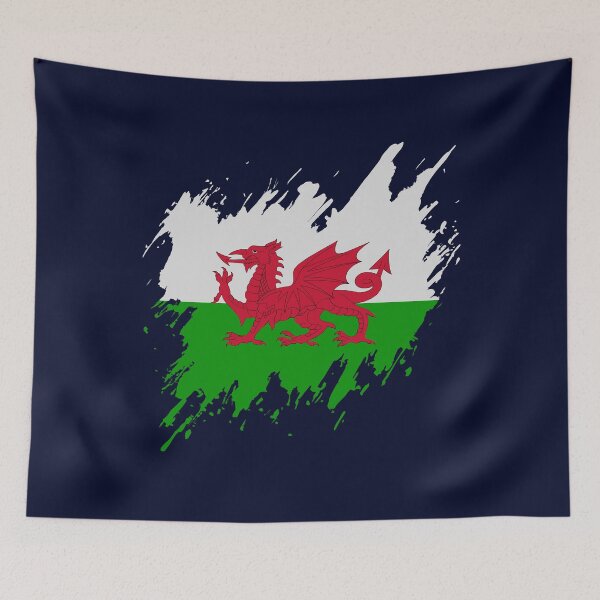 Item preview, Torn Welsh flag, Welsh pride designed and sold by Dressyourflag.