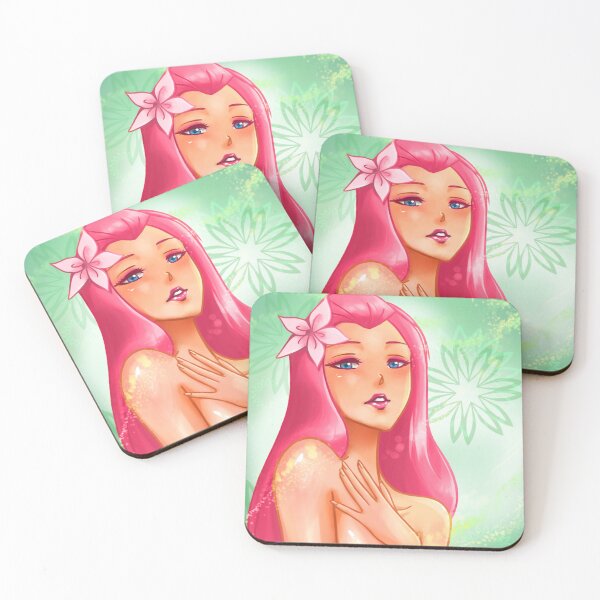 Item preview, Pink Hair Mermaid designed and sold by Clovercarmen5.