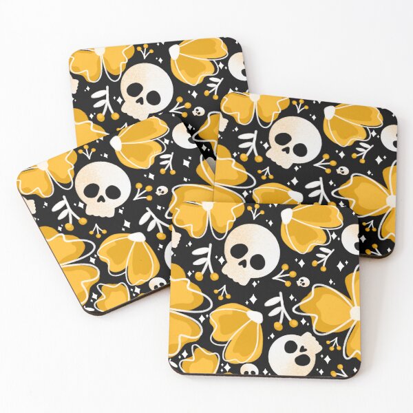 Item preview, Skulls and Stars in Wildflower Meadow  designed and sold by studioaudrea.