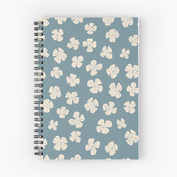 Item preview, Cute Cottagecore Floral Pattern in Dusty Blue designed and sold by hayleyhackler.