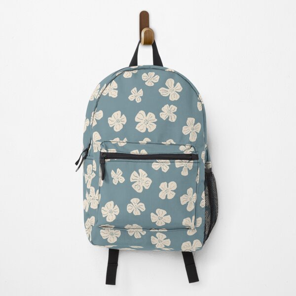Item preview, Cute Cottagecore Floral Pattern in Dusty Blue designed and sold by hayleyhackler.