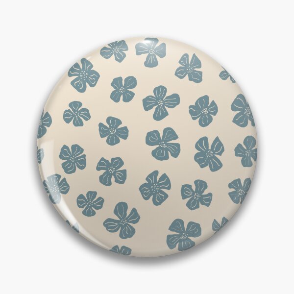 Item preview, Cute Cottagecore Floral Pattern Dusty Blue Flowers designed and sold by hayleyhackler.