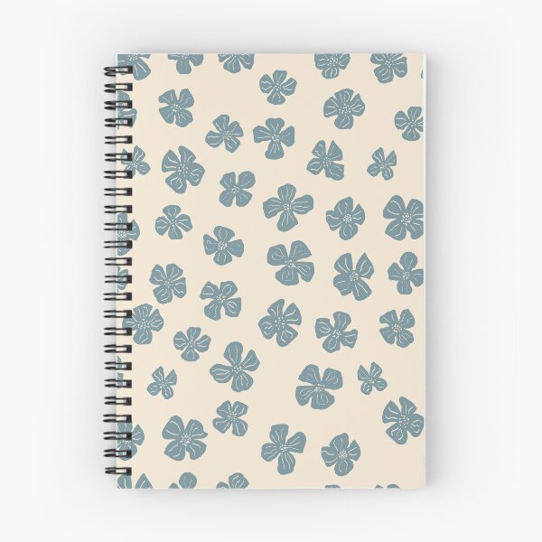 Item preview, Cute Cottagecore Floral Pattern Dusty Blue Flowers designed and sold by hayleyhackler.