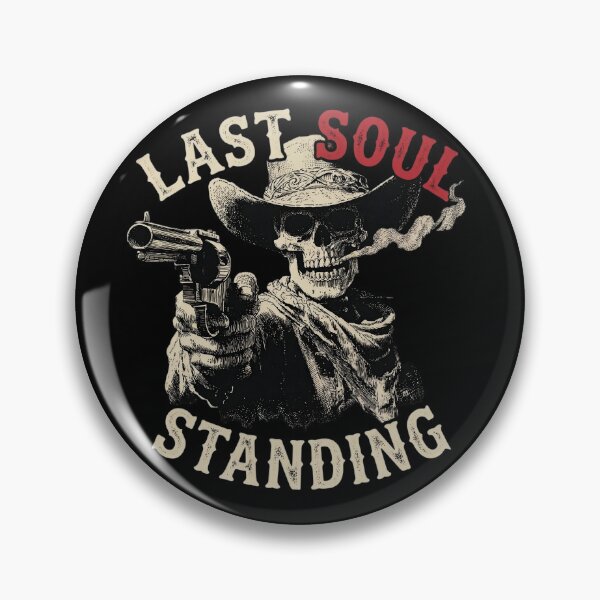 Item preview, Last Soul Standing Cowboy Skull Revolver Graphic designed and sold by VNDL Gear.