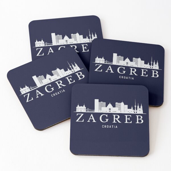 Artikelvorschau, Skyline von Zagreb, Zagreb, Kroatien entworfen und verkauft von Dressyourflag.