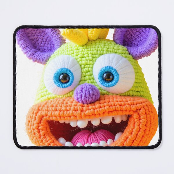 Item preview, Bright Crochet Monster Amigurumi Plush Art 3 designed and sold by canvahub.