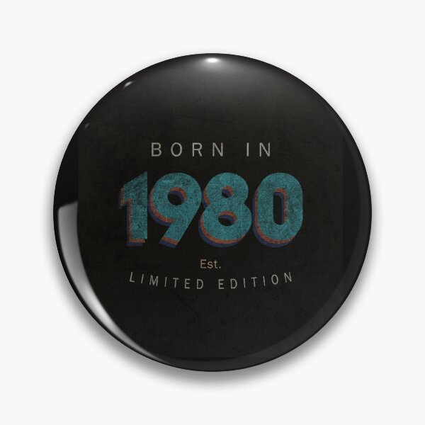 Item preview, Born in 1980 Vintage Distressed Design designed and sold by Texture Studio.