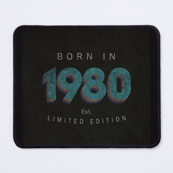 Item preview, Born in 1980 Vintage Distressed Design designed and sold by REHAB ART CO.