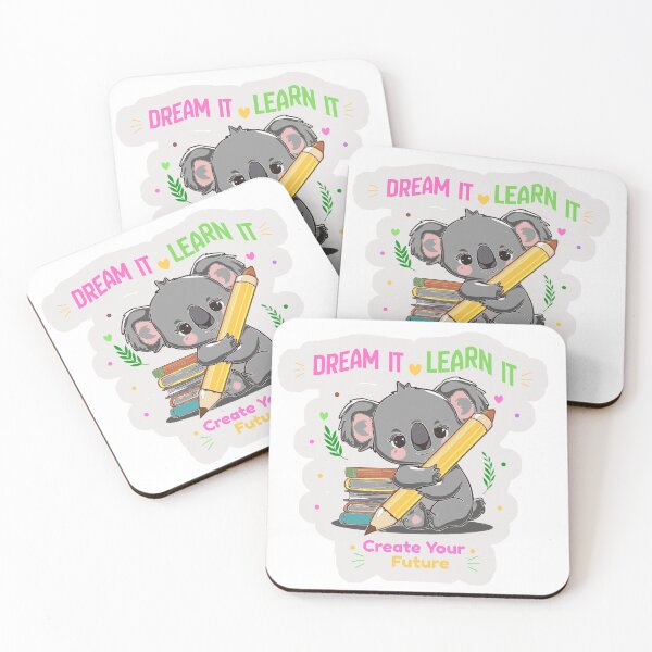 Item preview, Cute Koala Dream Learn School Ouote designed and sold by KAWAII STUDIO NB.