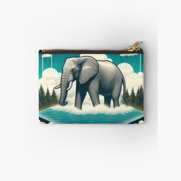 Item preview, Dreamscape Elephant – Surreal Nature Art designed and sold by Dogandesighn.