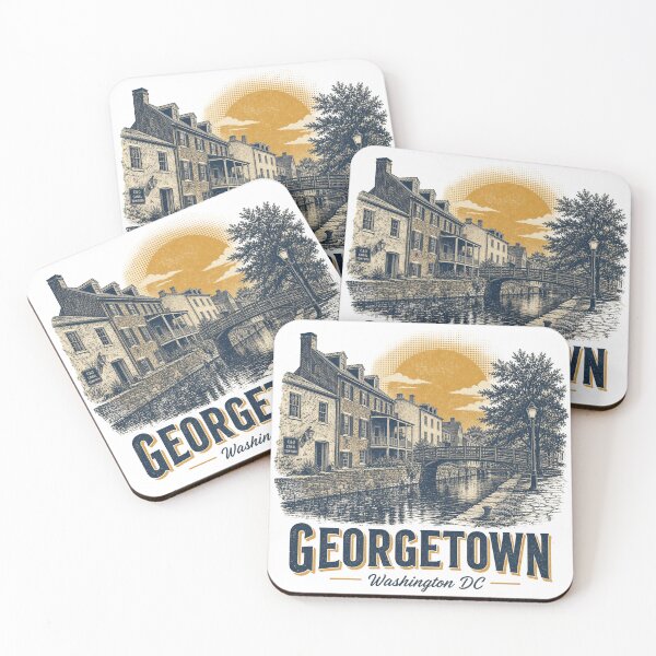 Item preview, Georgetown Washington DC designed and sold by GrooveAndGlow.