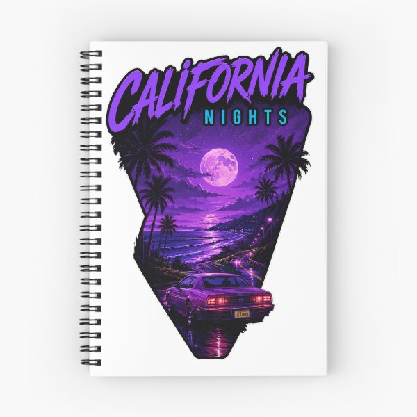 Item preview, California Nights Retro Coastal Night Drive Shirt designed and sold by PINK FREE.