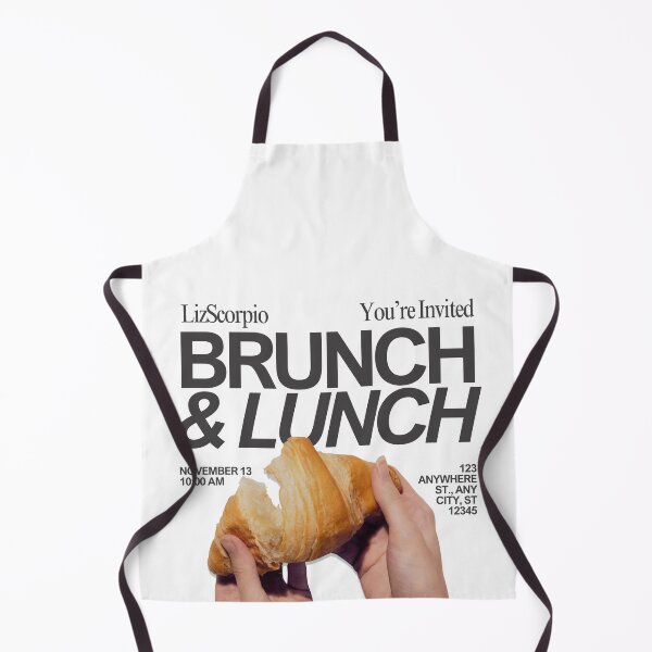 Item preview, Brunch And Lunch Croissant Aesthetic Shirt designed and sold by Lizscorpio.