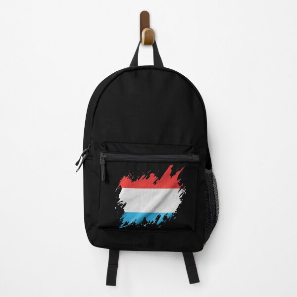 Item preview, Luxembourg flag in a ripped style, I love Luxembourg designed and sold by Dressyourflag.