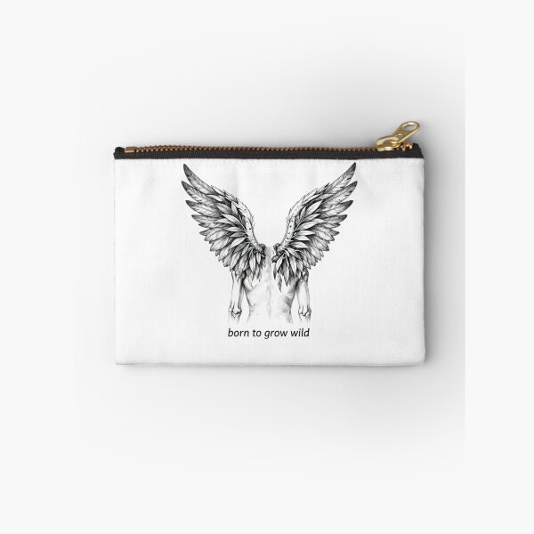Item preview, Born To Grow Wild Anatomical Botanical Wings Sketch designed and sold by KindByNature.
