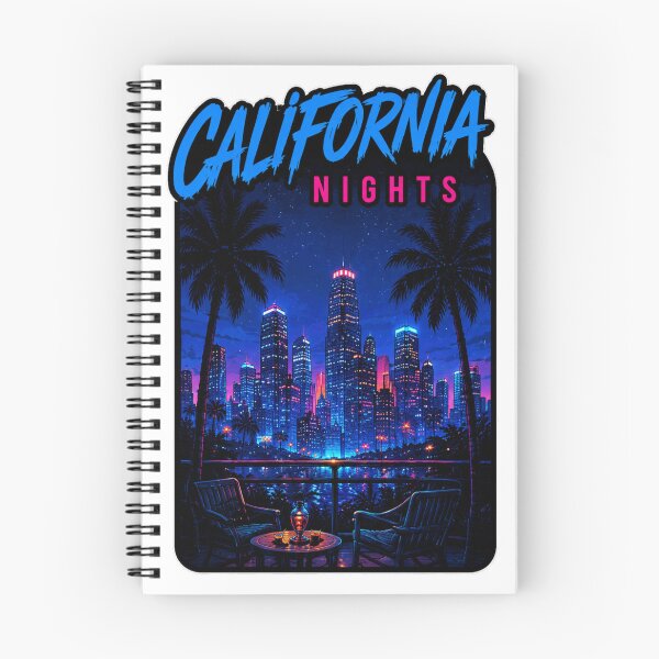 Item preview, California Nights Neon City Skyline Shirt designed and sold by PINK FREE.