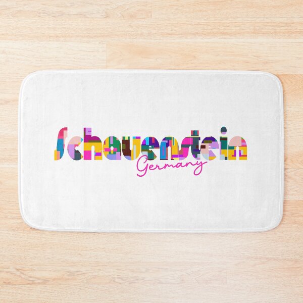 Item preview, Schauenstein, Germany, Vibrant Abstract City Typography Art designed and sold by Wanderful-roads.