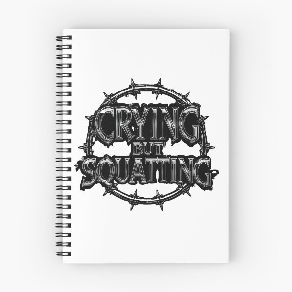 Item preview, Crying but Squatting – Streetwear Graphic Design designed and sold by Sparkofart07.