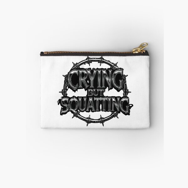 Item preview, Crying but Squatting – Streetwear Graphic Design designed and sold by Sparkofart07.