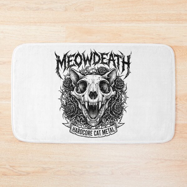 Item preview, MEOWDEATH: Hardcore Cat Metal designed and sold by CatstheticShop1.