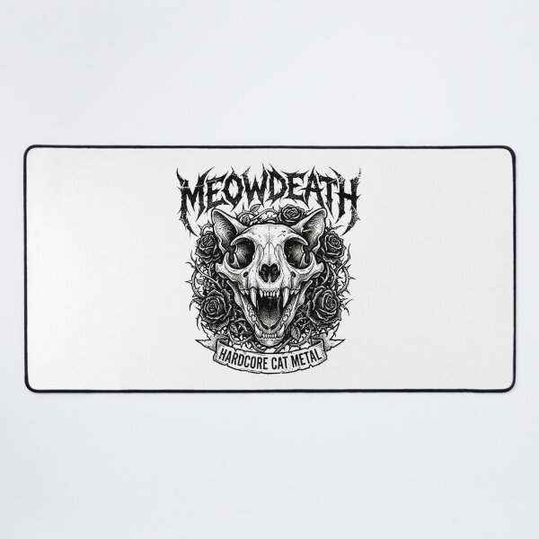 Item preview, MEOWDEATH: Hardcore Cat Metal designed and sold by CatstheticShop1.