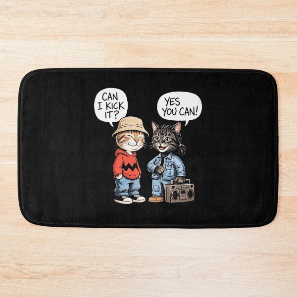 Item preview, Can I Kick It Vintage Style Hip Hop Cats Retro Boombox designed and sold by Off-Road-Zone.