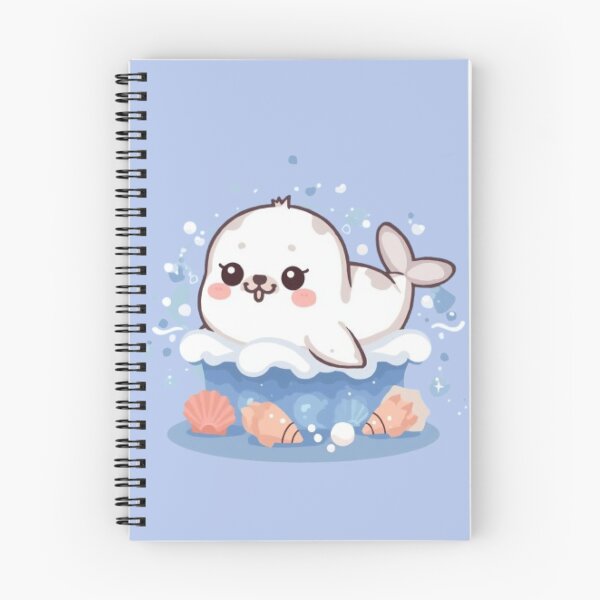 Item preview, Cute Ocean Seal Kawaii Sticker | Adorable Baby Seal Beach Design designed and sold by Stylestickers55.