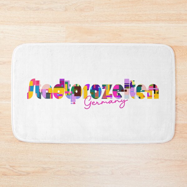 Item preview, Stadtprozelten, Germany, Vibrant Abstract City Typography Art designed and sold by Wanderful-roads.