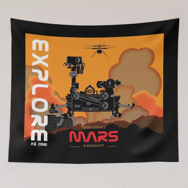 Item preview, Explore as One: Perseverance & Ingenuity (Pop) designed and sold by BGALAXY.