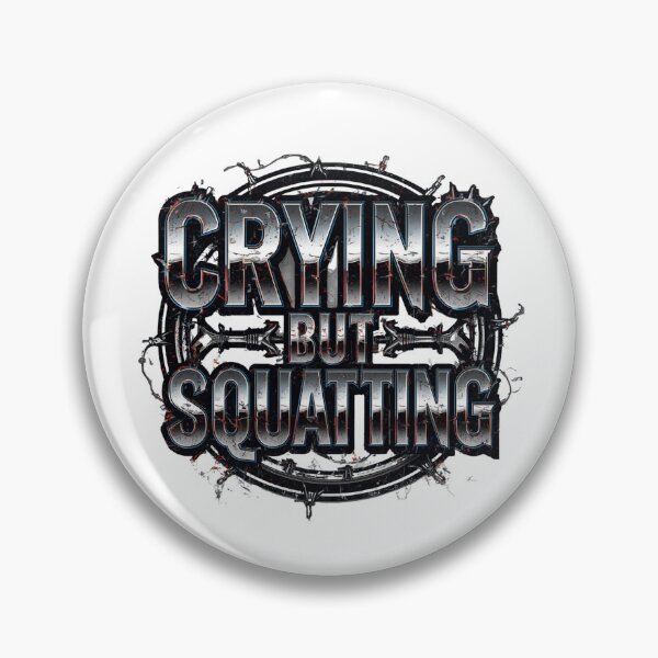 Item preview, Crying but Squatting – Streetwear Graphic Design designed and sold by Sparkofart07.