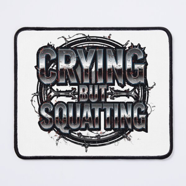 Item preview, Crying but Squatting – Streetwear Graphic Design designed and sold by Sparkofart07.