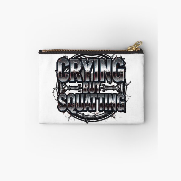 Item preview, Crying but Squatting – Streetwear Graphic Design designed and sold by Sparkofart07.