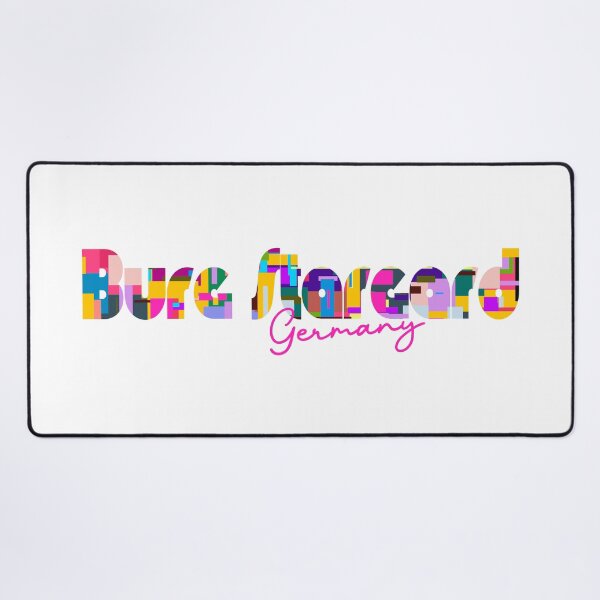 Item preview, Burg Stargard, Germany, Vibrant Abstract City Typography Art designed and sold by Wanderful-roads.