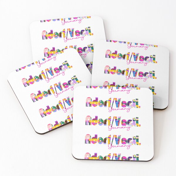 Item preview, Adorf/Vogtl., Germany, Vibrant Abstract City Typography Art designed and sold by Wanderful-roads.