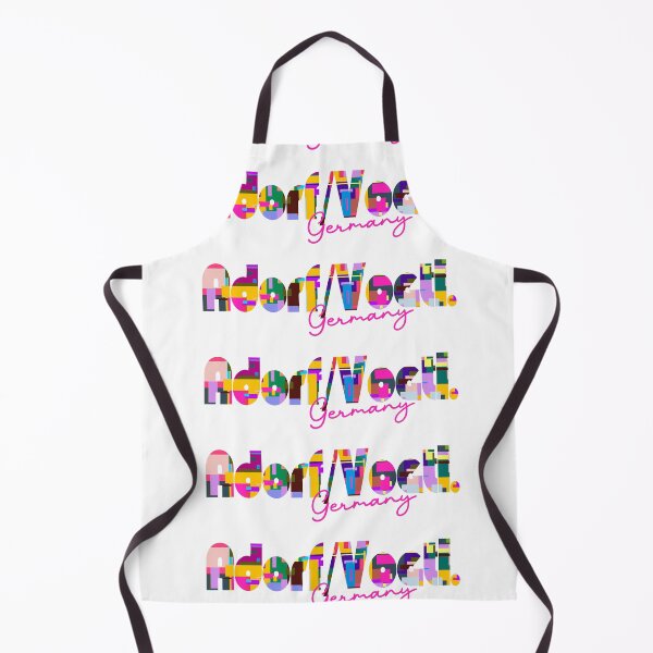 Item preview, Adorf/Vogtl., Germany, Vibrant Abstract City Typography Art designed and sold by Wanderful-roads.