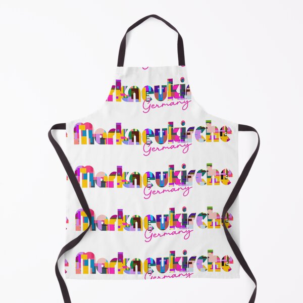 Item preview, Markneukirchen, Germany, Vibrant Abstract City Typography Art designed and sold by Wanderful-roads.