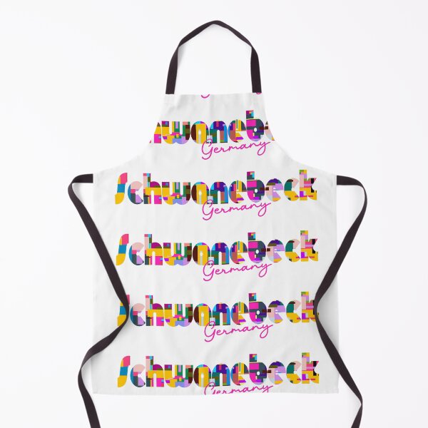 Item preview, Schwanebeck, Germany, Vibrant Abstract City Typography Art designed and sold by Wanderful-roads.