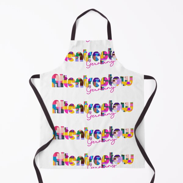 Item preview, Altentreptow, Germany, Vibrant Abstract City Typography Art designed and sold by Wanderful-roads.