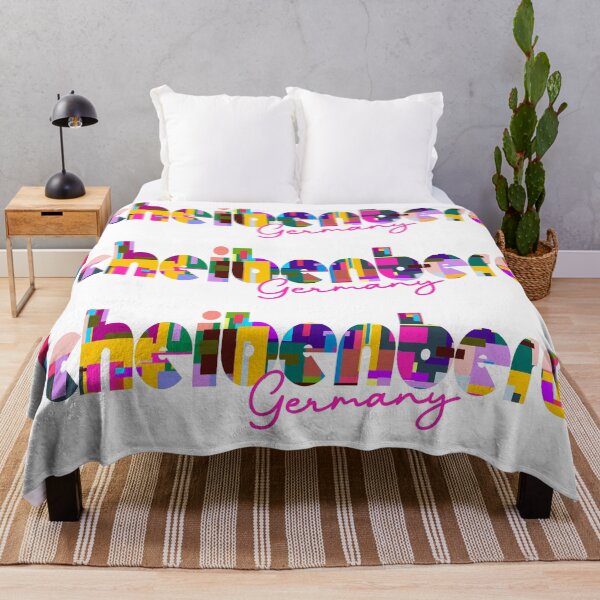 Item preview, Scheibenberg, Germany, Vibrant Abstract City Typography Art designed and sold by Wanderful-roads.