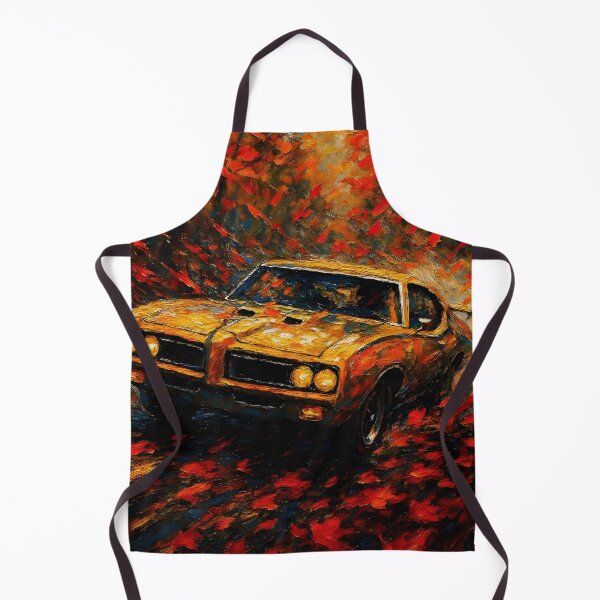 Artikelvorschau, Der Judge 1969 Pontiac GTO Autumn - Abstrakte Kunst entworfen und verkauft von Dhenin Studio.