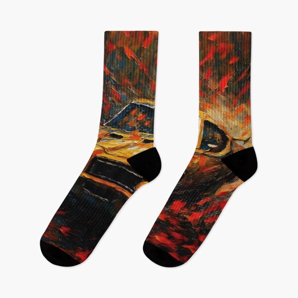 Item preview, The Judge 1969 Pontiac GTO Autumn - Abstract Art designed and sold by Dhenin Studio.
