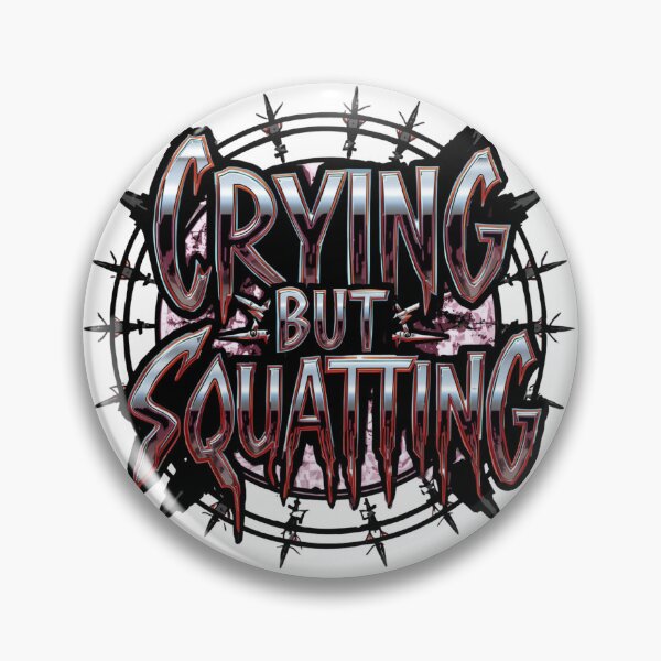 Item preview, Crying but Squatting – Streetwear Graphic Design designed and sold by Sparkofart07.