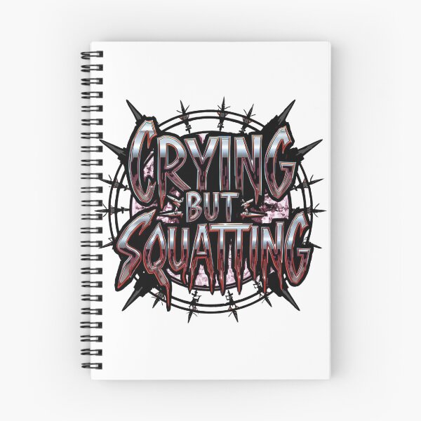 Item preview, Crying but Squatting – Streetwear Graphic Design designed and sold by Sparkofart07.
