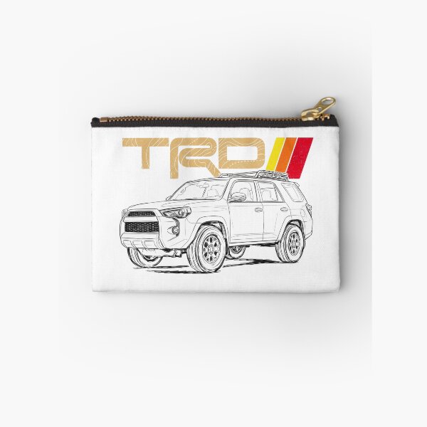 Item preview, Line Art Style 5th Gen 4Runner Retro TRD Stripe Offroad Adventure [White Shirt Only] designed and sold by Off-Road-Zone.