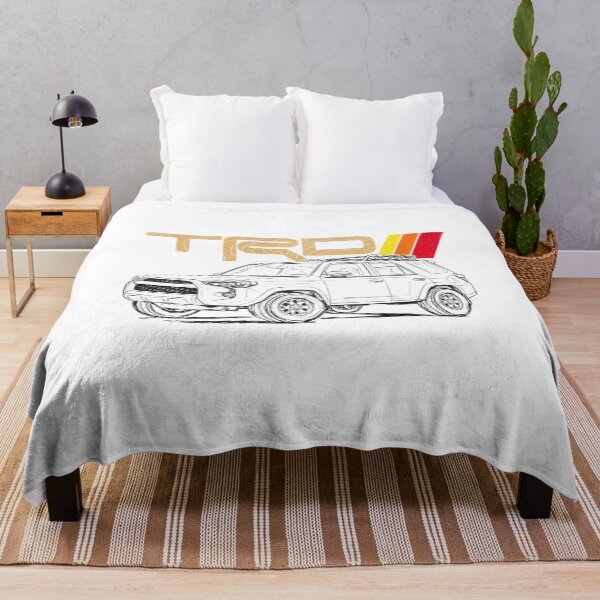 Item preview, Line Art Style 5th Gen 4Runner Retro TRD Stripe Offroad Adventure [White Shirt Only] designed and sold by Off-Road-Zone.