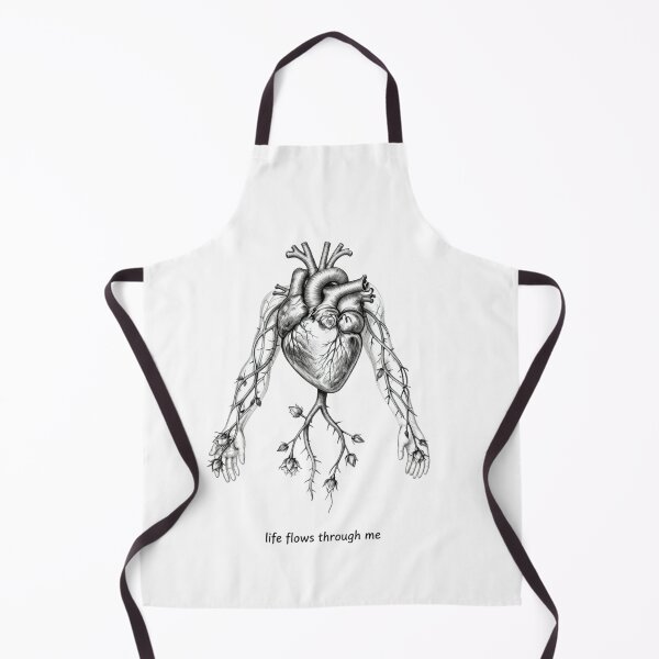 Item preview, Life Flows Through Me Anatomical Vascular Rose Vine Sketch designed and sold by KindByNature.
